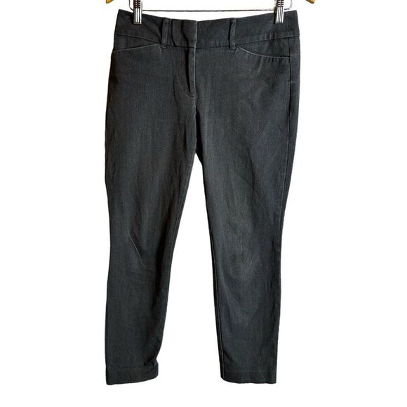 Loft outlet black modern skinny ankle pants size 4 - Picture 1 of 4